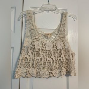 Crotchet Hollister Crop Top